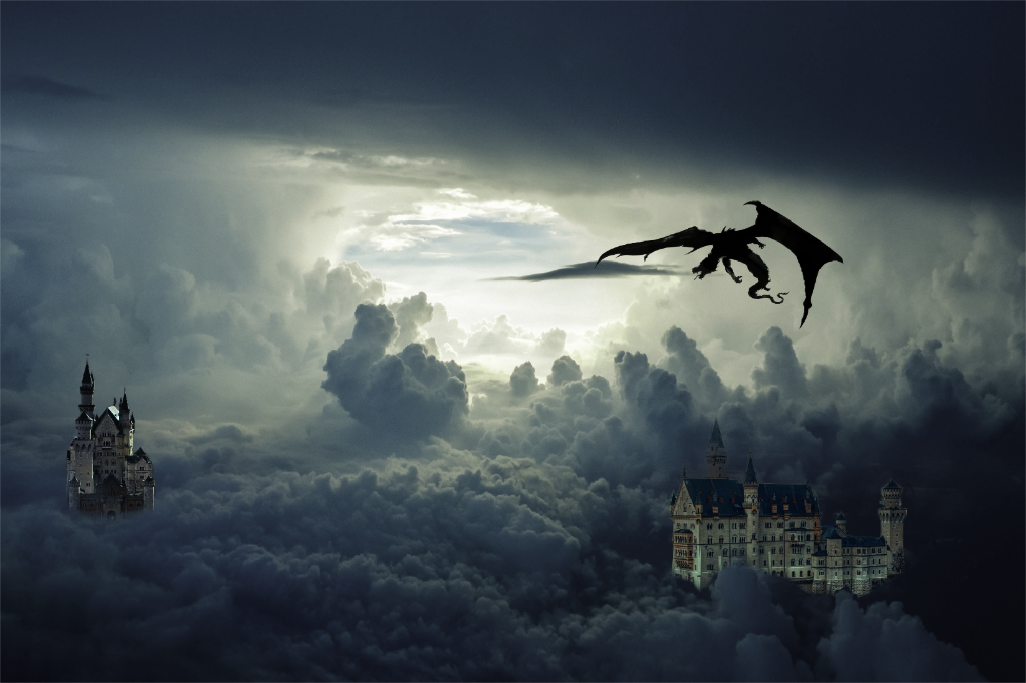 Castles and Dragons in the Clouds